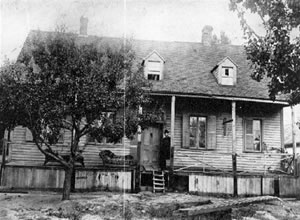 Bishop Demers’, first residence in Victoria, about 1860.